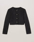 ASTELIA-Outerwear-Cropped Brushed Wool Jacket- Ted Baker Romania